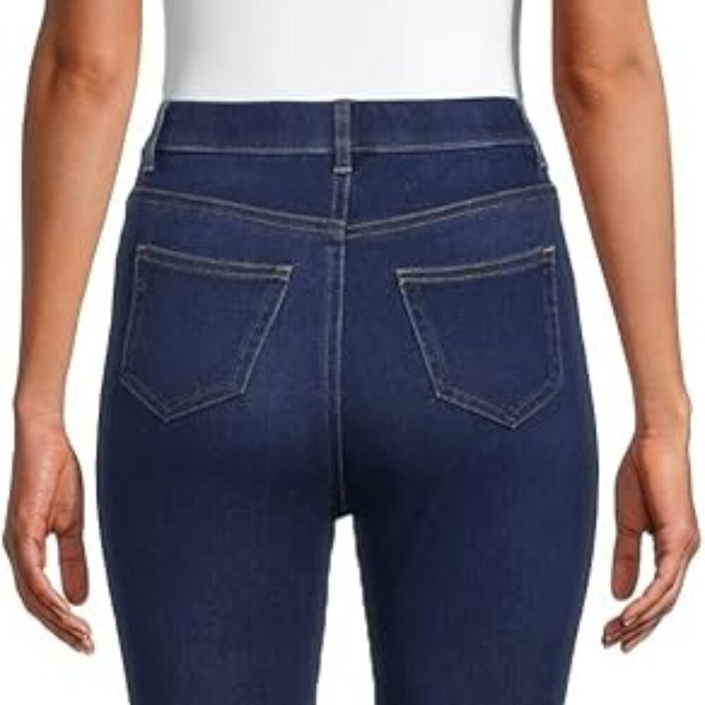 🌲🎿❤️🎁🌲⛷️⭐🎁⛷️Winter White Time And Tru Women's Stretch Knit Jeggings - Picture 7 of 16